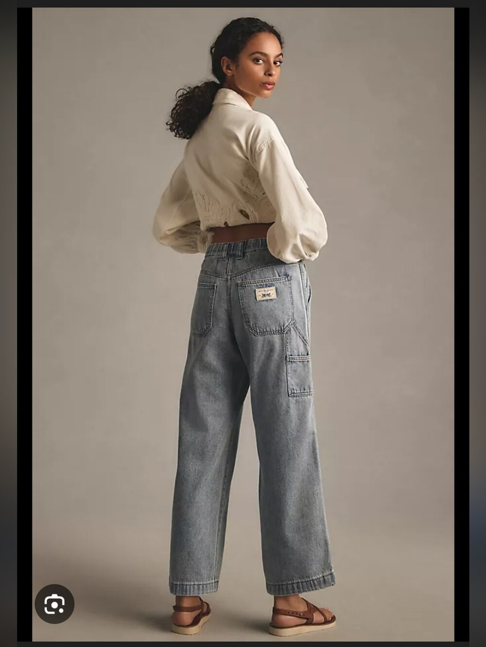 Levi's Baggy Carpenter High-Rise Relaxed-Leg Jeans